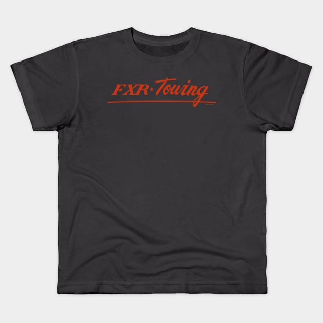 F X R - Towing Solid Orange T-Shirt Kids T-Shirt by the_vtwins